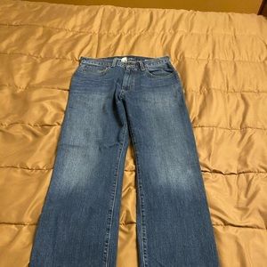 Eddie bauer relaxed fit blue jeans